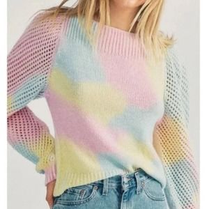 LoveShackFancy Pastel Multicolor Sweater